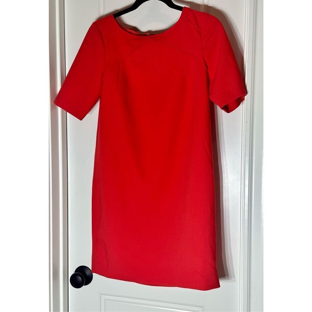 Ann Taylor red short sleeve dress size 4